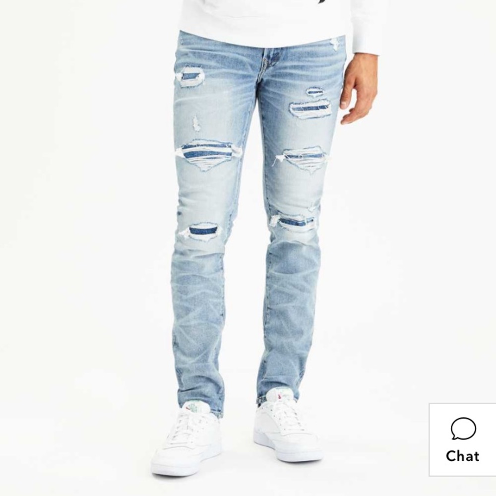 HP🛍 American Eagle Men’s Airflex+ Slim Blue Jeans